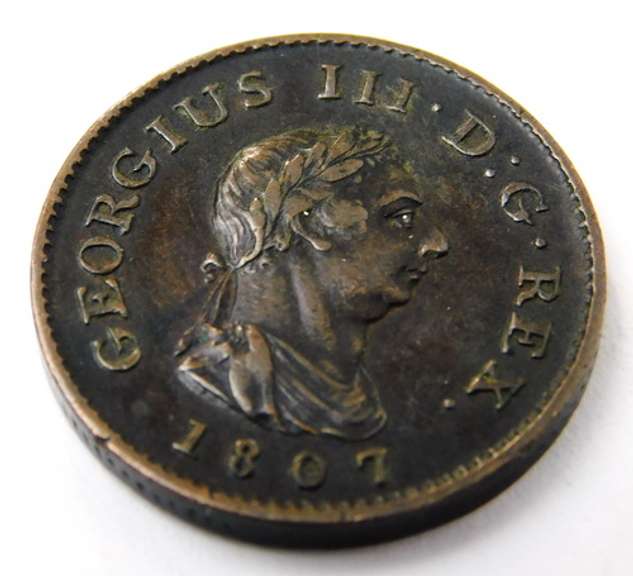 Scarce 1807 Georgius Britania Coin