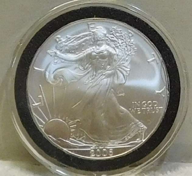 2006 Silver Eagle, 1 Troy oz .999 Silver
