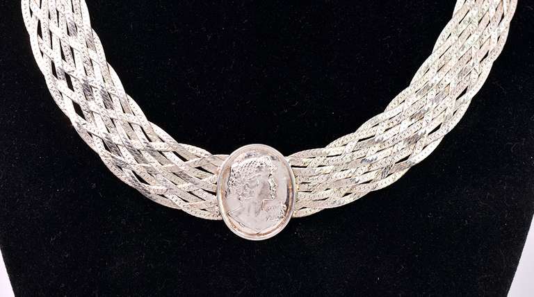 Braided Sterling Silver Necklace