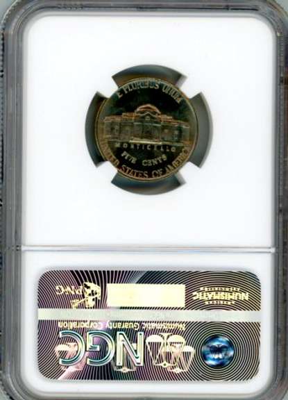 1956 Jefferson Nickel in NGC MS66