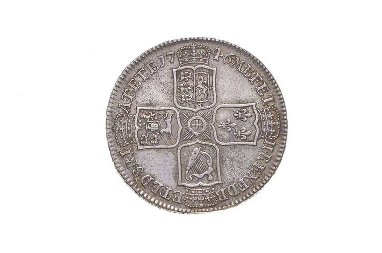 1746 United Kingdom Half Crown