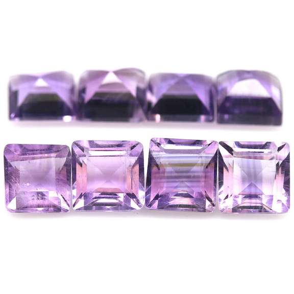 Amazing 13.93ct matched bright purple Amethyst set