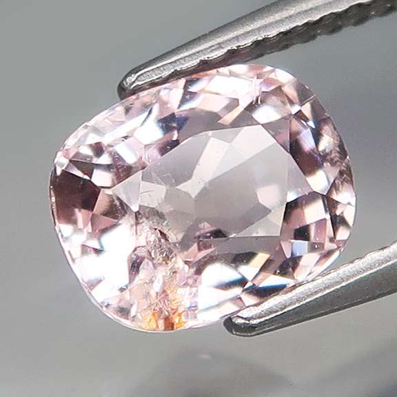 Top color 2.25ct high fire pale pink Tourmaline