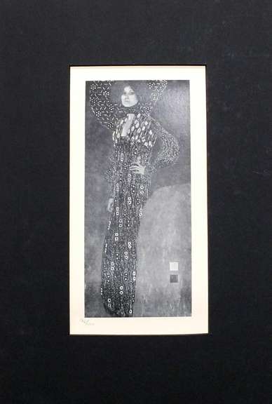 Gustav Klimt, 1920 Rare limited edition offset lithograph