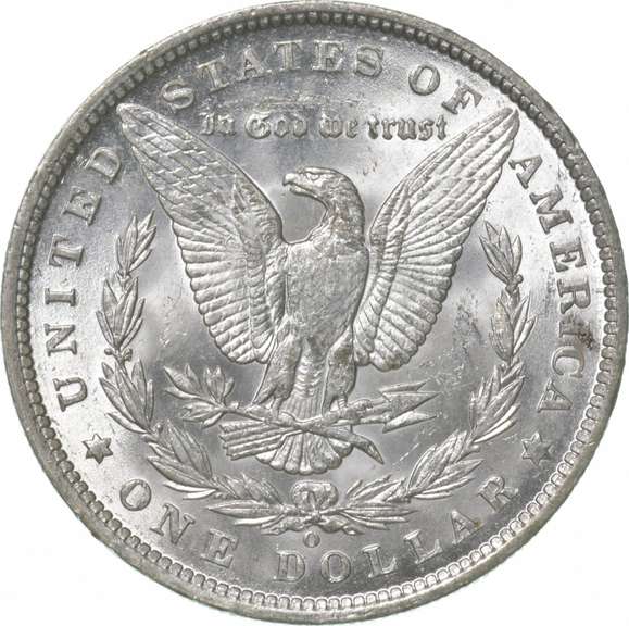 1890-O Morgan Silver Dollar