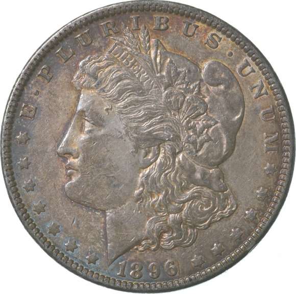 1896-O Morgan Silver Dollar