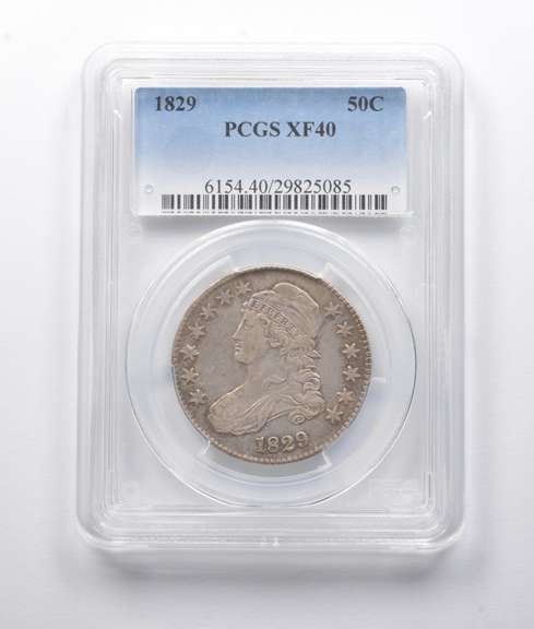 XF40 1829 Capped Bust Half Dollar PCGS