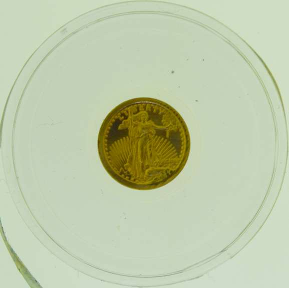 14K Gold Miniature St. Gaudens $20 Coin (Copy)