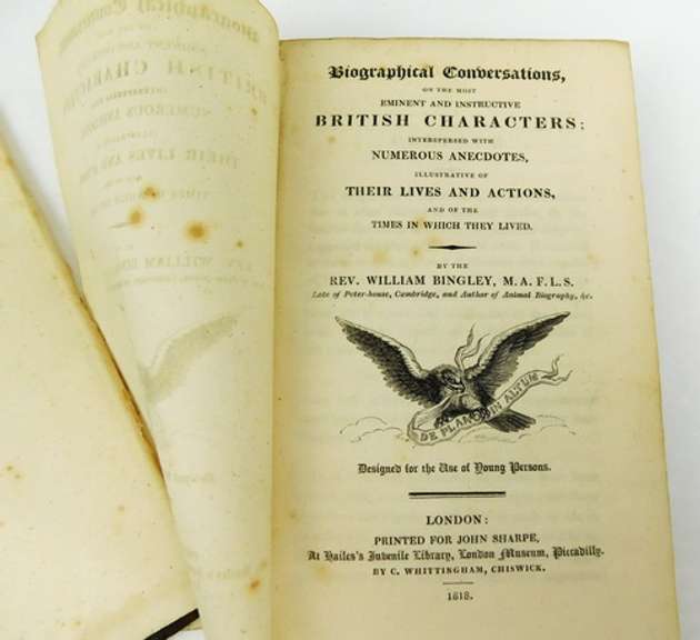 1818 Biographical Conversations of British Characters