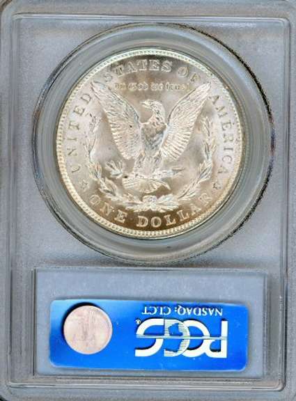 1921 Morgan Silver Dollar in PCGS MS64