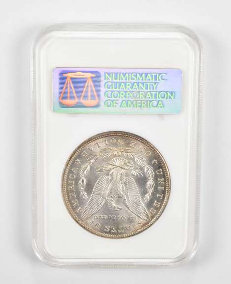 MS64 1897 Morgan Silver Dollar - Graded NGC