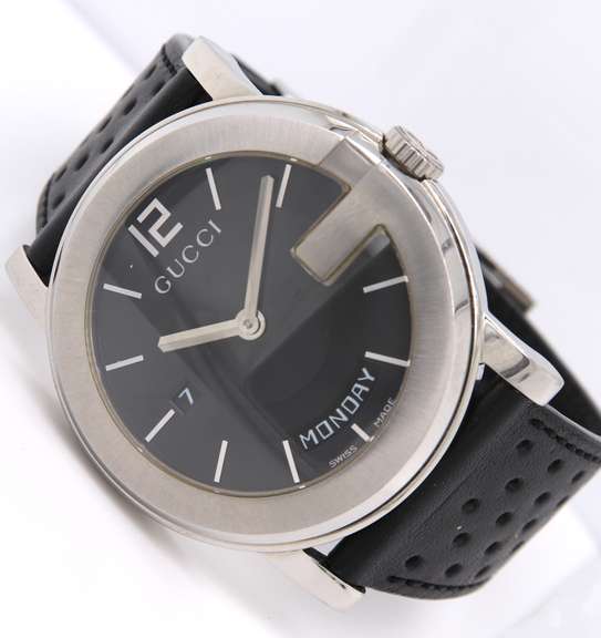 Gucci G Watch with Black Strap