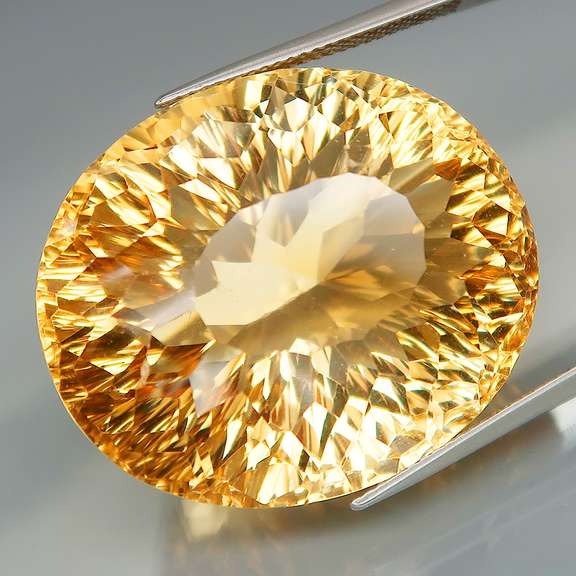 HUGE 90.05ct natural golden yellow Citrine