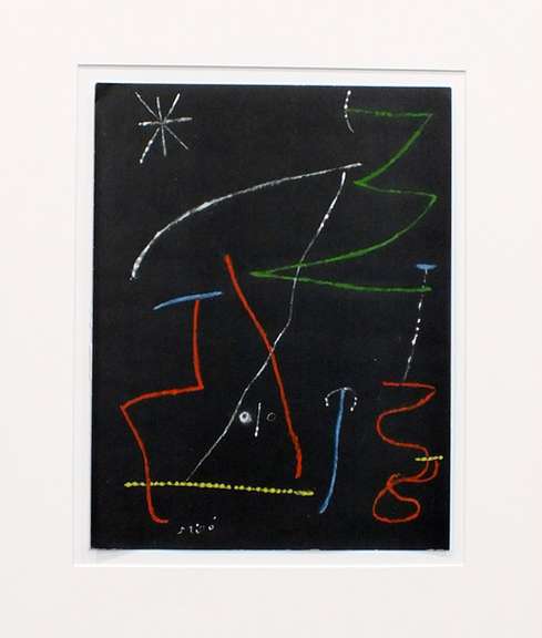 Miro rare limited edition , signed in the plate