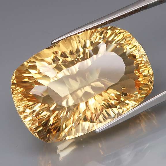 Massive 49.93ct natural golden yellow Citrine