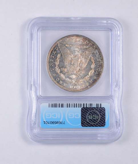 MS66 1891-S Morgan Silver Dollar - Graded ICG