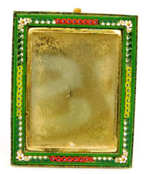 Vintage Italian Micro Mosaic Miniature Frame