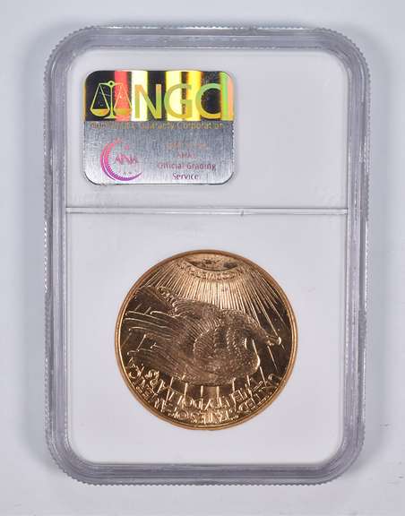 MS64 1915-S $20 Saint-Gaudens Gold Double Eagle NGC