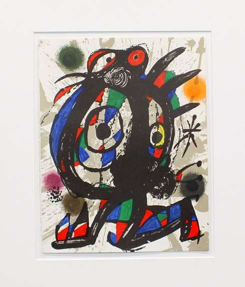 Miro, limited edition lithograph 1975