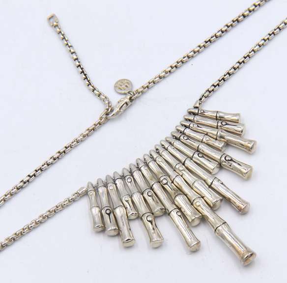 John Hardy Bamboo Bib Necklace