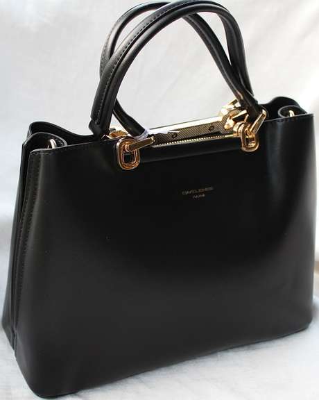 Classical Black Color Designer Style Bag by David Jones-Paris
