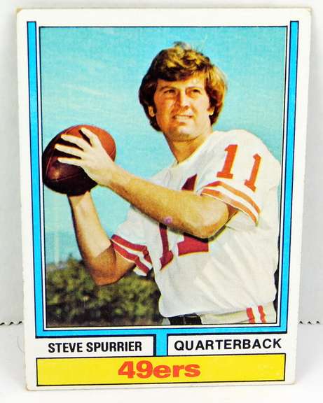 1974 Steve Spurrier 49ers Football Card