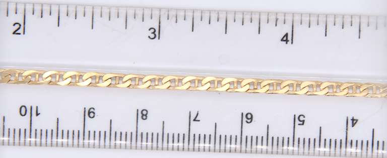 Beautiful Yellow Gold Curb Link Bracelet