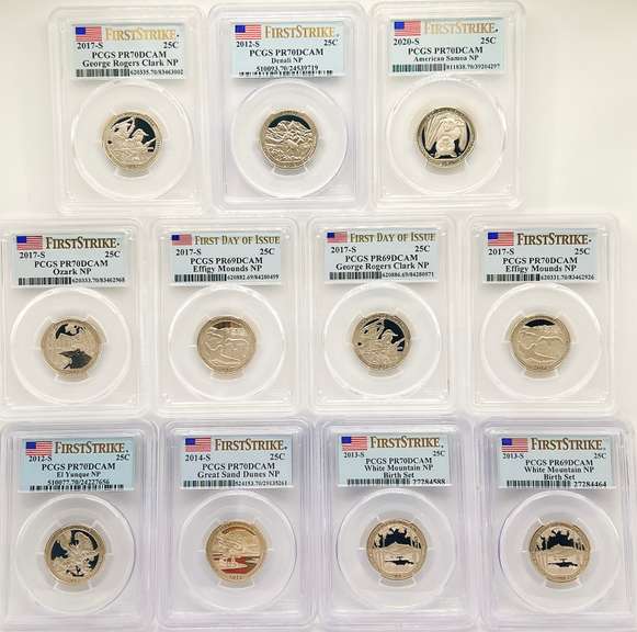 Very nice 11 certified quarters