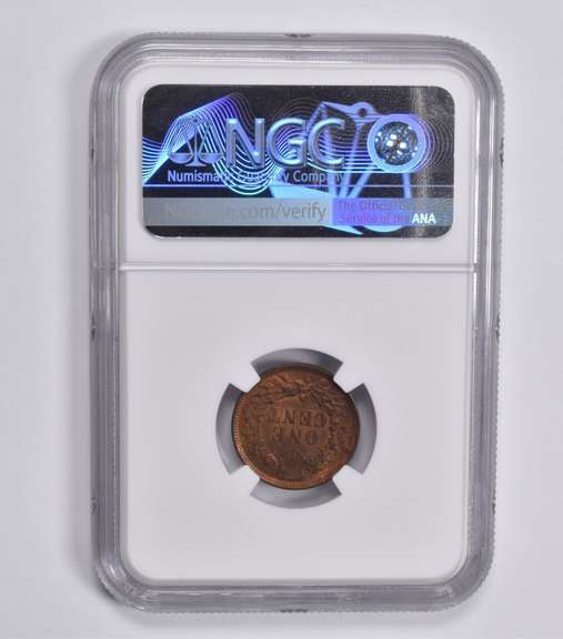 MS64 RB 1899 Indian Head Cent NGC