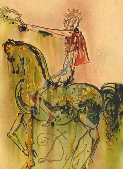 Very collectable Dali from Les Chevanx de Dali.1983