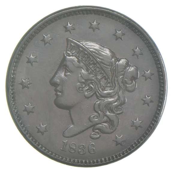 1836 Matron Head Large Cent
