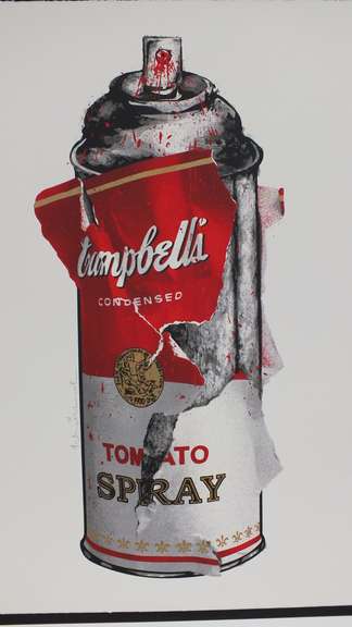Extremely rare and collectable signed Mr. Brainwash