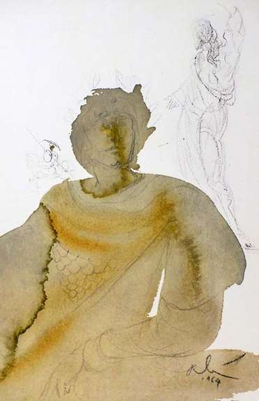 Very collectable Dali from Bible Sacra series.1969