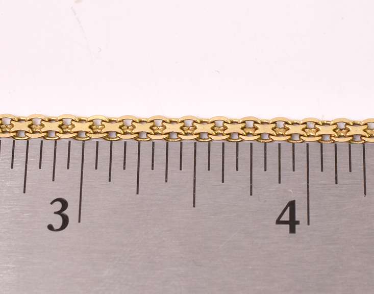 Wonderful Weave Chain Bracelet in 14K Yellow Gold