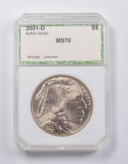 2001-D American Buffalo Commemorative Silver Dollar