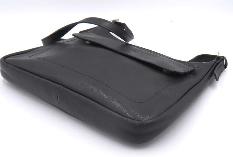 Longchamp Black Leather Purse