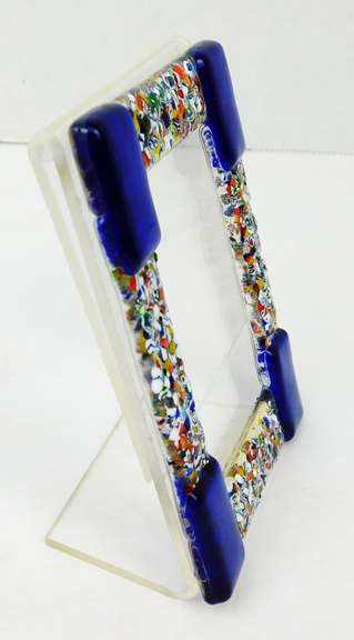 Italian Millefiori Art Glass Frame
