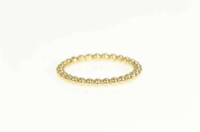 14K Yellow Gold Pandora Eternal Clouds Designer Stackable Ring
