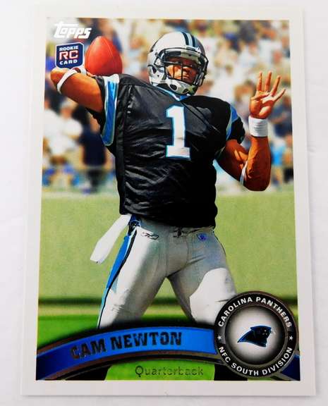 Cam Newton 2011 Topps Rookie Football Card
