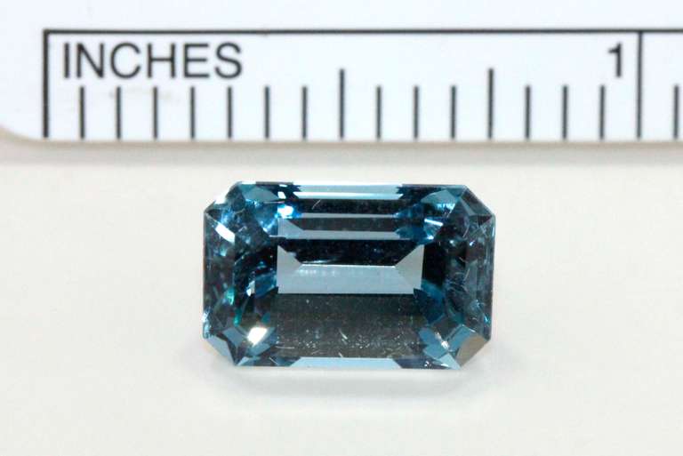 Rare, Deep Color Natural Aquamarine