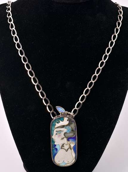 Sterling Necklace And Pendant