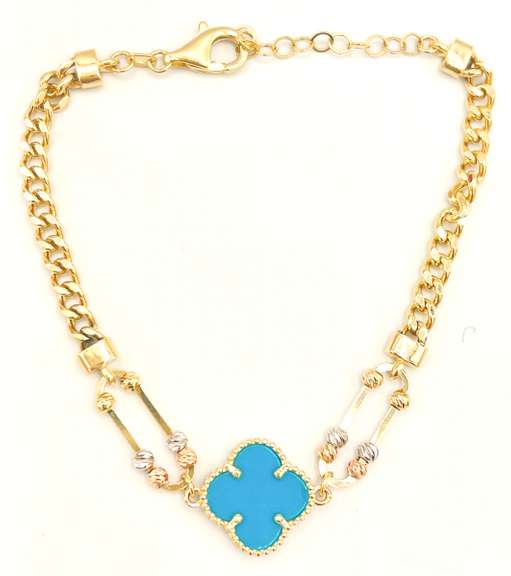 14kt Solid Yellow Gold Bracelet
