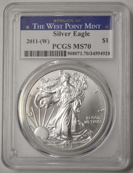 2011-(W) American Silver Eagle PCGS MS70