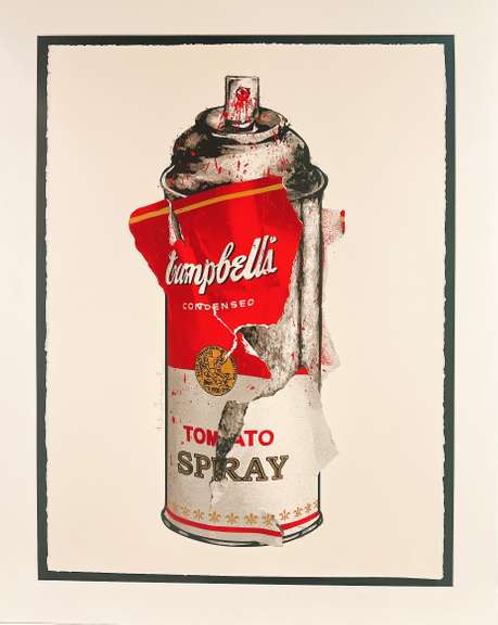 Extremely rare and collectable signed Mr. Brainwash