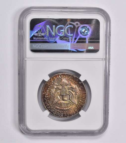 MS64 1966 Kennedy Half Dollar NGC - Very Interesting Tone