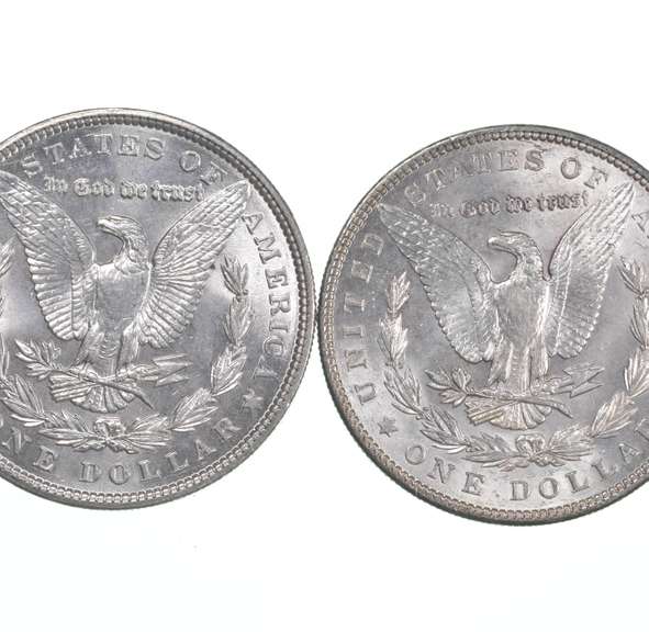 Lot (2) 1903 Morgan Silver Dollars