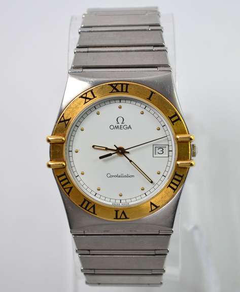 18k Gold Bezel Omega Constellation , Pre-Owned.