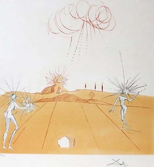 Original hand signed Dali from rare limited edition