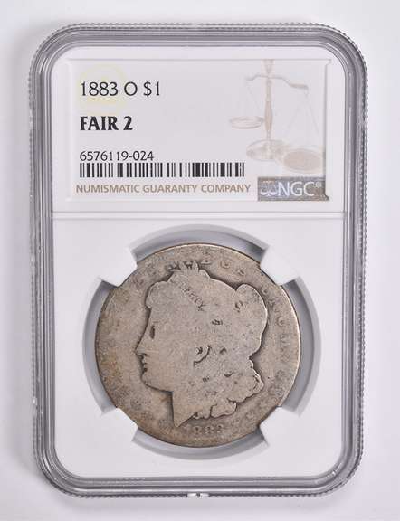 FAIR 2 1883-O Morgan Silver Dollar NGC Lowball Low Ball