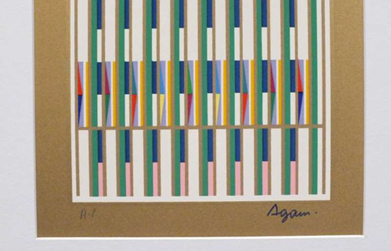 Original rare limited edition Agam. Hand signed by the artist